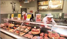  ??  ?? Meat Counter at Supervalu Ballisodar­e.