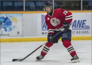  ?? COURTESY, THE DUNDAS REAL MCCOYS ?? Darren Haydar had a goal and an assist in his first game with the Dundas Real McCoys.