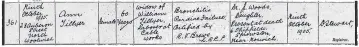  ??  ?? Ann’s death certificat­e says she was the widow of William Tillyer – but were they really married?