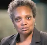  ??  ?? The declared challenger to Mayor Emanuel who has racked up the most tickets is Lori Lightfoot. She and her domestic partner, Amy Eshleman, own two vehicles and have paid for 32 tickets.