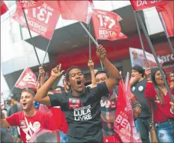  ??  ?? LULA. El ex presidente recibirá mañana a Haddad en la cárcel.