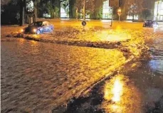  ?? FOTO:OH ?? Bis zu 120 Liter Wasser pro Stunde sind im Juni 2016 in Biberach herunterge­kommen, sodass in kurzer Zeit die gesamte Stadt überflutet wurde. Auf Starkregen wie diese müssen wir uns wohl häufiger einstellen.