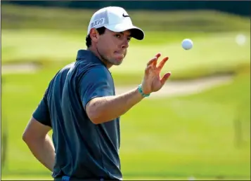  ??  ?? WHO’S NO. 1?: Defending champion Rory McIlroy, left, puts the No. 1 world ranking on the line against Masters and U. S. Open champion Jordan Spieth in the PGA Championsh­ip this week at Whistling
Straits in Wisconsin. McIlroy and Spieth are paired with...