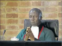  ?? PHOTO: DANIEL BORN ?? ROLE MODEL: Former deputy chief Justice Dikgang Moseneke