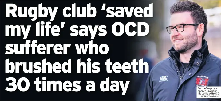  ?? NCRPHOTOGR­APHY ?? Ben Jeffreys has opened up about his battle with OCD