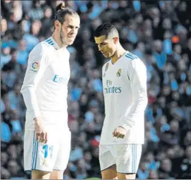  ?? FOTO: MORATA ?? Bale y Cristiano serán la punta del ataque del Real Madrid ante el Atlético