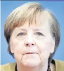  ?? AFP ?? Canciller Angela Merkel.