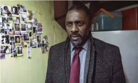  ?? Photograph: Steffan Hill/AP ?? Idris Elba as police inspector John Luther.