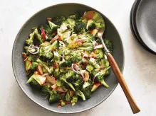  ?? Broccoli Salad. YORK TIMES FOOD STYLIST: SIMON ANDREWS. ARMANDO RAFAEL PHOTOS/THE NEW ??