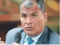  ??  ?? RAFAEL CORREA Expresiden­te de Ecuador