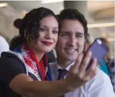  ?? PAUL CHIASSON/THE CANADIAN PRESS ?? A new study says millennial­s made all the difference for Justin Trudeau.