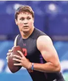  ?? BRIAN SPURLOCK/USA TODAY SPORTS ?? The Browns could get their quarterbac­k in Wyoming’s Josh Allen.