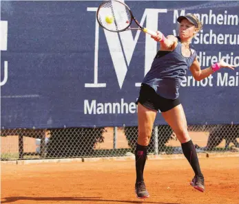  ?? FOTO: KARL-HEINZ BODON ?? Laura Siegemund, Siegerin im Jahr 2018, ist die bislang letzte Deutsche, die die Knoll Open gewann. Sie wird es bis mindestens 2021 bleiben, denn 2020 gibt es kein Turnier an der Wallstraße.