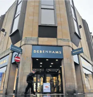  ??  ?? Welcome Debenhams in the Fair City will reopen again on Monday