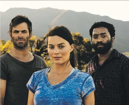  ?? SUNDANCE INSTITUTE ?? Chris Pine, Margot Robbie and Chiwetel Ejiofor star in Z For Zachariah, based on the 1974 novel of the same name.