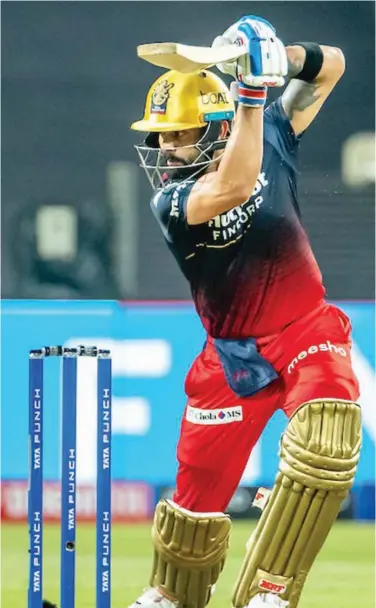  ?? File ?? Virat Kohli’s form has been one of the reasons for the inconsiste­nt show of RCB who are currently in the fifth spot with five wins from nine matches.