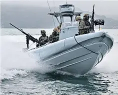  ?? ?? Commando Raiding Craft (CRC) enables those on board to launch drones