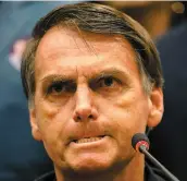  ?? PHOTO AFP ?? Jair Bolsonaro, candidat d’extrême droite, est le grand favori du second tour prévu le 28 octobre.