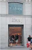  ?? MANUEL CASAMAYÓN ?? Una tienda de Sfera en Madrid.