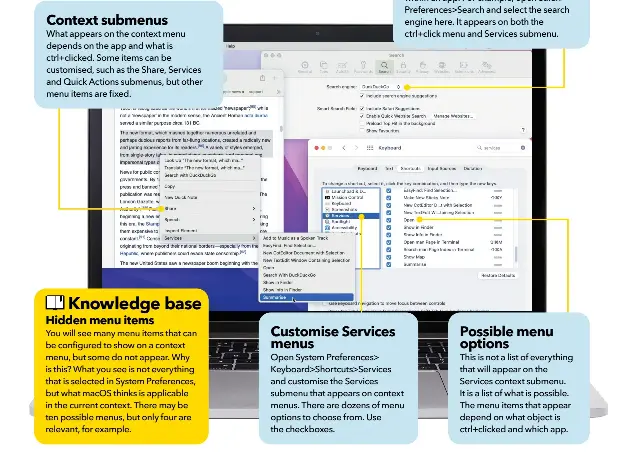 Edit your context menus - PressReader