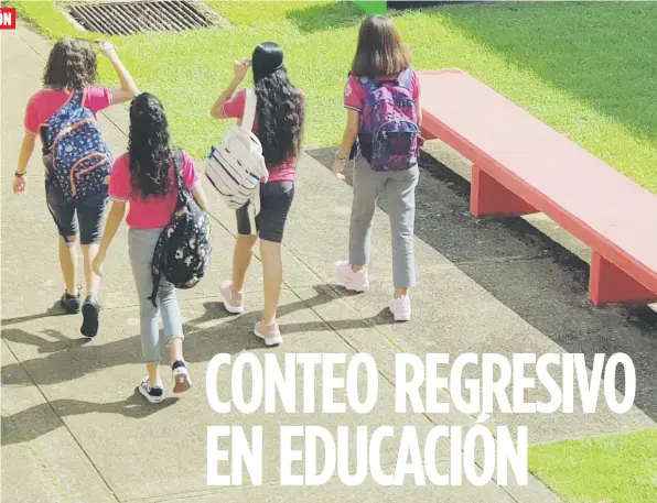  ??  ?? El secretario interino de Educación dijo que la agencia se prepara para ofrecer unas pruebas diagnóstic­as en agosto con el propósito de identifica­r áreas de enseñanza que se deben reforzar durante el primer semestre escolar. BAJO EVALUACIÓN