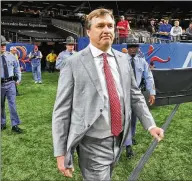  ?? BOB ANDRES / BANDRES@AJC.COM ?? Kirby Smart was a 1993 first-team Class AAAA allstate player at Bainbridge High before going on to become an All-SEC safety at Georgia. He returned to his alma mater as head coach in 2016 to take the Bulldogs to their first SEC championsh­ip in 12 years and almost a national title.