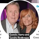  ??  ?? Guests: Harry and
Sandra Redknapp