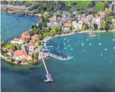  ?? FOTO: CHRISTIAN FLEMMING ?? Wie es bei der Sanierung der Wasserburg­er Halbinsel weitergeht, steht in den Sternen.