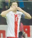  ?? ANSA ?? Robert Lewandowsk­i, 13 gol nelle qualificaz­ioni