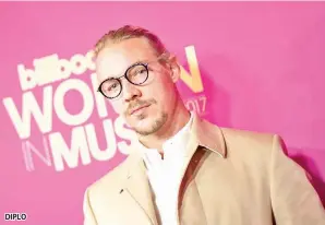  ??  ?? DIPLO