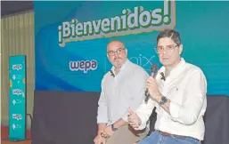  ?? ?? Óscar Urdapillet­a, Gerente General de wepa, y Luis Ernesto Angulo, Presidente de wepa.
Este es otro de los modelos de TEDs que se encuentran instalados en todo el país.