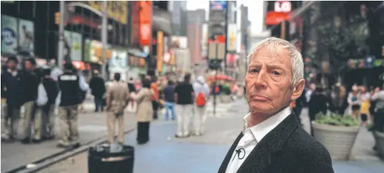  ?? HBO ?? The Jinx, sobre Robert Durst, logró lo que la policía no había podido resolver