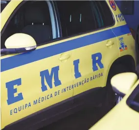  ?? ?? Equipa médica da EMIR e CVP salvaram mais uma vida.