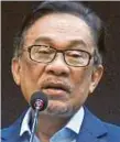  ?? Anwar Ibrahim ?? Dakwaan ini hanya naratif PAS untuk alih perhatian siasatan dana RM90 juta ”