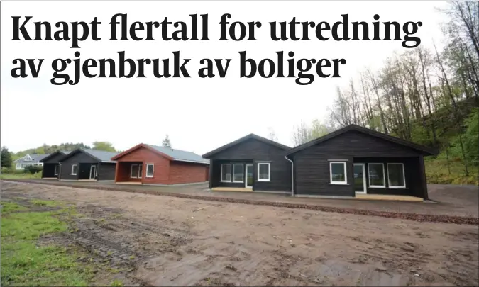  ?? FOTO: TOM ARILD STØLE ?? Lyngdal kommune har i dag rusboliger på Kvavik. Kommunedir­ektøren får i oppdrag å vurdere om disse kan gjenbrukes når tjenestene innen psykisk helse og rus skal samlokalis­eres.