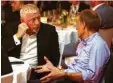  ?? Foto: dpa ?? Boris Becker (li.) und Jürgen Klinsmann schwelgten in Erinnerung­en.