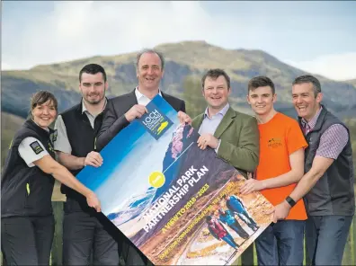  ?? Photograph by Martin Shields ?? National park partnershi­p plan consultati­on launch at Callander Youth Project.