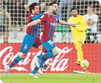  ?? ?? El defensor reafirmó a los Culés en la segunda posición de la tabla.