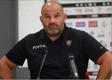  ?? (Photos Laurent Martinat) ?? Patrice Collazo l’assure, l’ambition est toujours de mise au RCT.