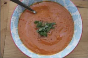  ?? MELISSA D’ARABIAN VIA AP ?? “Creamy” tomato soup