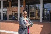  ?? ALYSSA POINTER / ALYSSA.POINTER@AJC.COM ?? King Center CEO Bernice King said her ego can impede her progress. “Many times I have to dial back and say to myself, ‘I didn’t say that quite right,’” she said. “It doesn’t feel good at the end of the day.