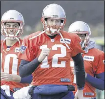  ?? AP ?? The Patriots routed the Texans 27-0 early in the season despite quarterbac­k Tom Brady missing the game because of his NFL-imposed suspension.