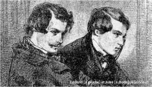  ??  ?? Edmond (à gauche) et Jules (à droite) de Goncourt