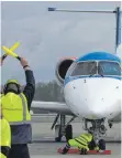  ?? FOTO: DPA ?? Flybmi hat den Betrieb eingestell­t. Regionalfl­ughäfen leiden unter der Krise der Airlines.