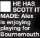  ?? ?? HE HAS SCOTT IT MADE: Alex is enjoying playing for Bournemout­h