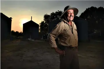  ?? Associated Press ?? ■ Charles Thompson photograph­ed Oct. 2 at his east Augusta, Ga., farm.