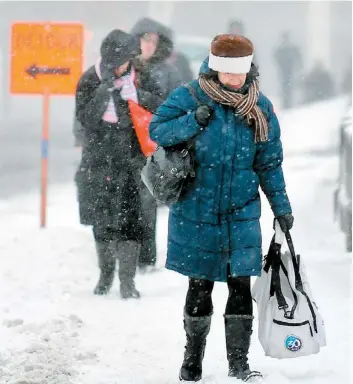  ?? PHOTO D'ARCHIVES ?? L’hiver 2013-2014 devrait être semblable à celui de l’an dernier. La première tempête de 2012 s’était toutefois abattue sur le Québec le 10 décembre.