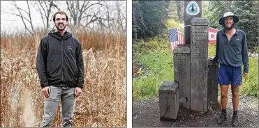  ?? BARBARA J. PERENIC / THE COLUMBUS DISPATCH CONTRIBUTE­D BY LUCAS TRAUTMAN ?? Eddie Boyd, shown at Scioto Audubon Metropark in Columbus in December 2017, developed a love for nature as a child. “You’re always in the most beautiful country,” Boyd said of the Pacific Crest Trail, one of three the 20-year-old hiked between 2015 and...