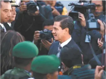  ?? OCTAVIO HOYOS ?? El presidente Peña Nieto tuvo un diálogo digital con el influencer Chumel Torres.