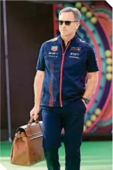  ?? ?? Christian Horner, director de Red Bull, es investigad­o por conducta inapropiad­a hacia un empleado.